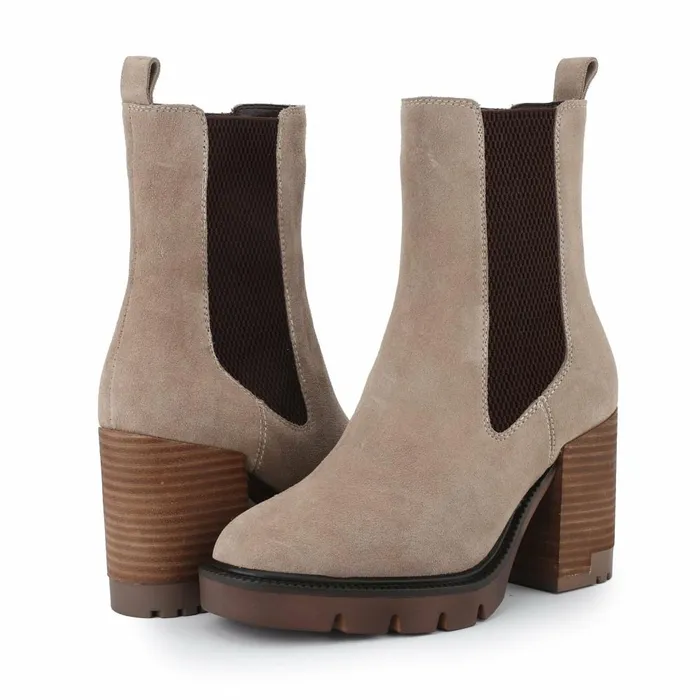 Vintage Havana Boots Booties Women BRAYTON 8211 TAUPE Taupe