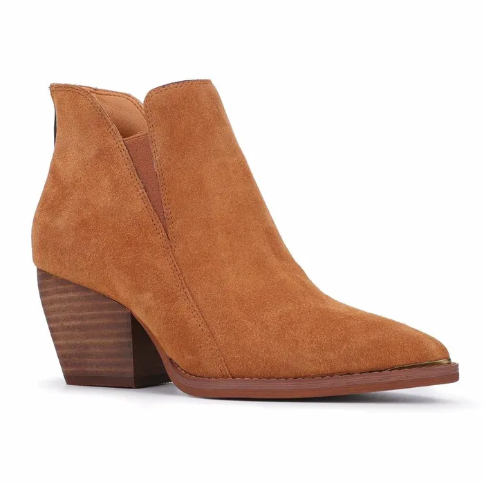 Vintage Havana Boots Booties Women Collins 8211 Cognac Cognac