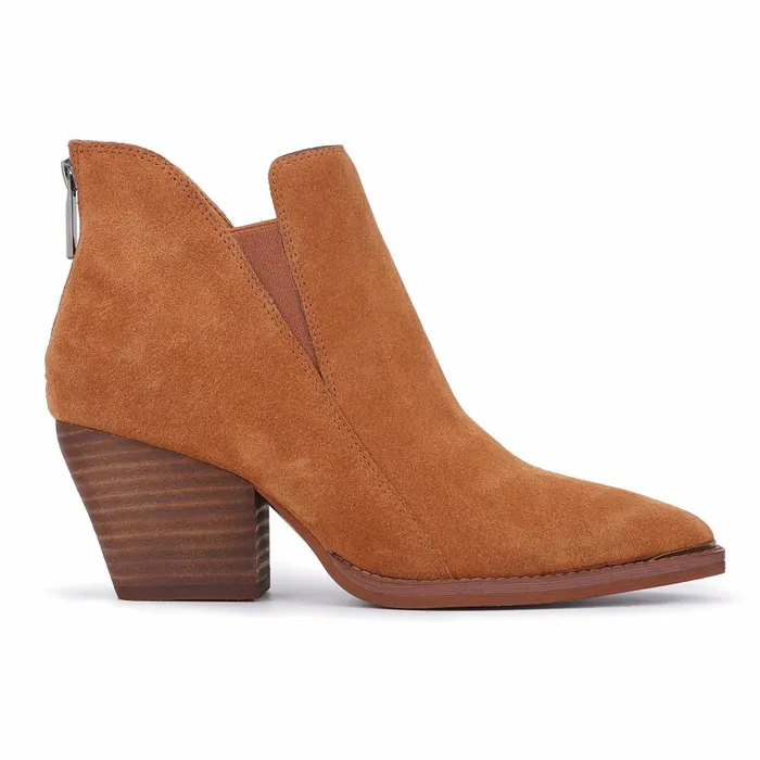 Vintage Havana Boots Booties Women Collins 8211 Cognac Cognac