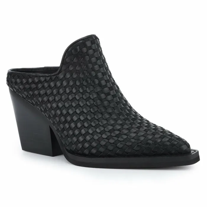 Vintage Havana Boots Booties Women DANTE 8211 BLACK WOVEN Black Woven