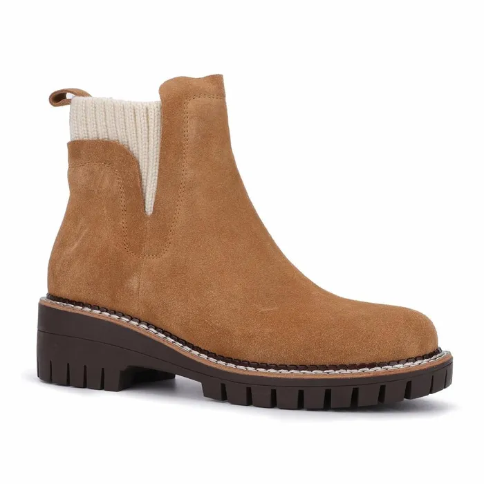 Vintage Havana Boots Booties Women Everett 8211 Chestnut Chestnut