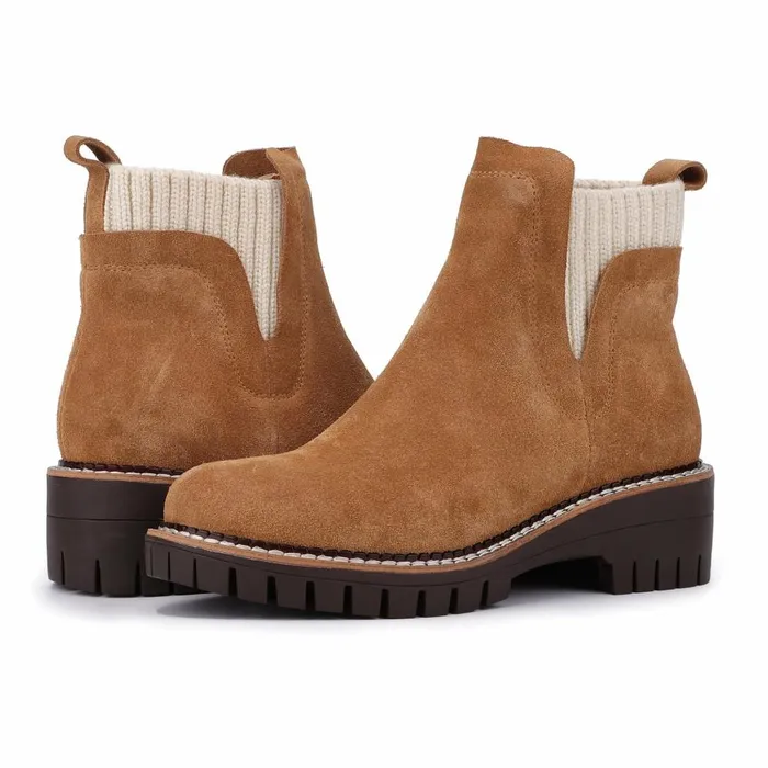 Vintage Havana Boots Booties Women Everett 8211 Chestnut Chestnut