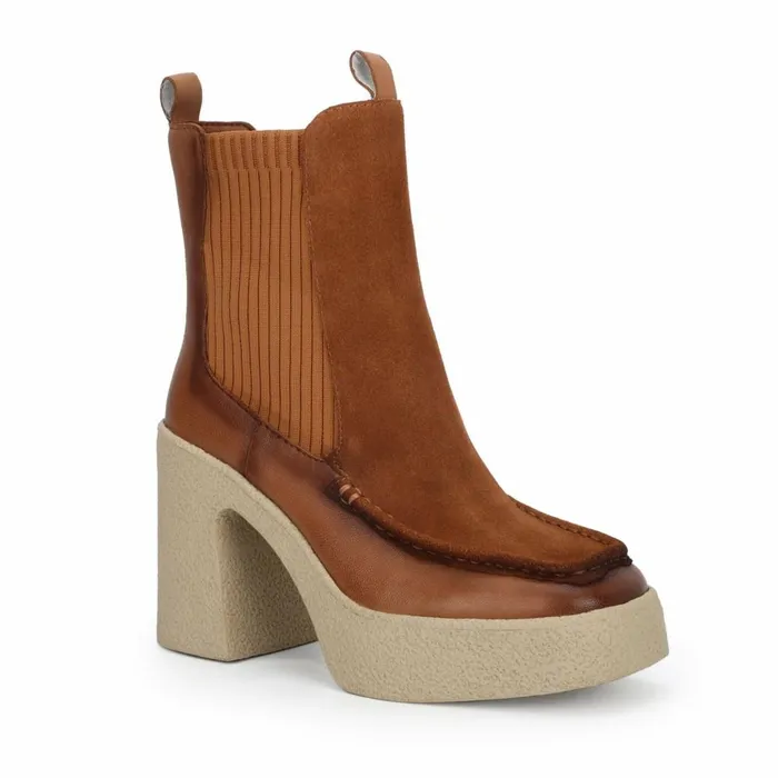 Vintage Havana Boots Booties Women HENRY 8211 CHESTNUT Chestnut