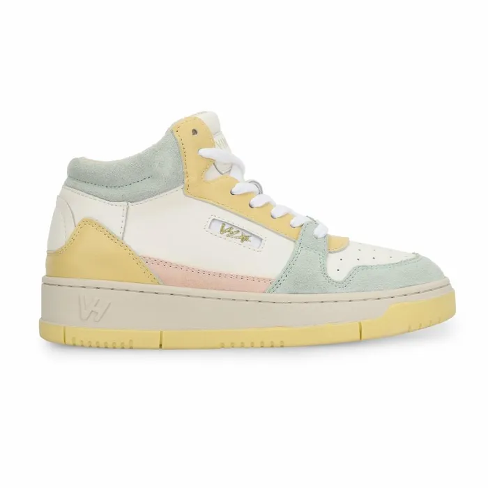 Vintage Havana High Tops Women CELESTE 2 8211 WHITE PALE YELLOW MINT White Pale Yellow Mint Vintage Havana High Tops Women CELESTE 2 8211 WHITE PALE YELLOW MINT White Pale Yellow Mint