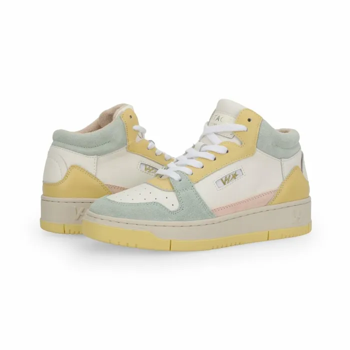 Vintage Havana High Tops Women CELESTE 2 8211 WHITE PALE YELLOW MINT White Pale Yellow Mint Vintage Havana High Tops Women CELESTE 2 8211 WHITE PALE YELLOW MINT White Pale Yellow Mint