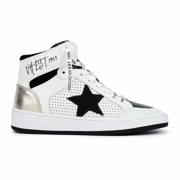 Vintage Havana High Tops Women Dream 8 Black White Multi With Inside Zipper Black White Multi Vintage Havana High Tops Women Dream 8 Black White Multi With Inside Zipper Black White Multi