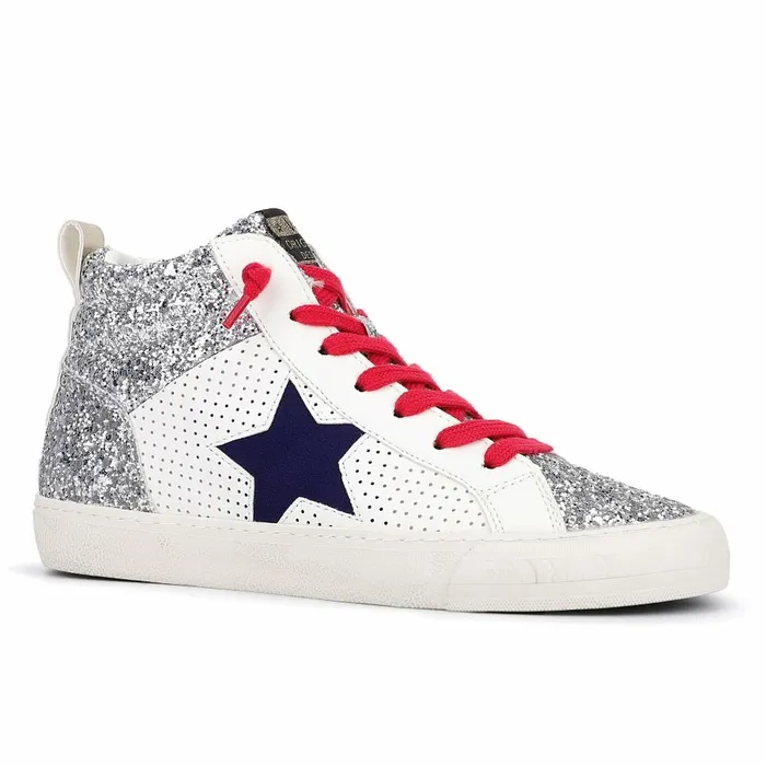 Vintage Havana High Tops Women LESTER 8211 SILVER GLITTER MULTI Silver Glitter Multi Vintage Havana High Tops Women LESTER 8211 SILVER GLITTER MULTI Silver Glitter Multi