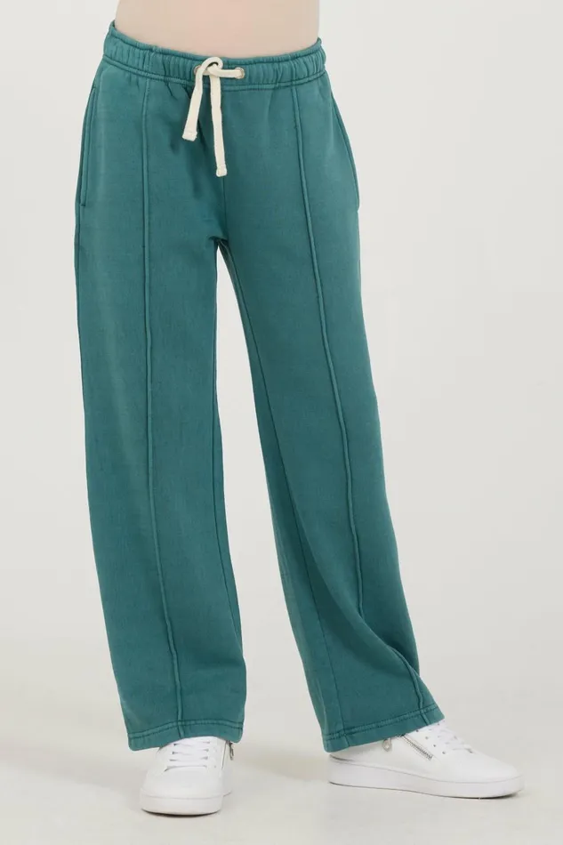 Vintage Havana Kids Bottoms Women Kids Teal Pintuck Wide Leg Pants Teal