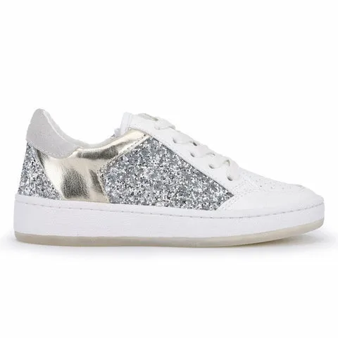 Vintage Havana Kids Sneakers Women KIDS HALEE 8211 WHITE SILVER GOLD MULTI Silver Glitter Gold Multi