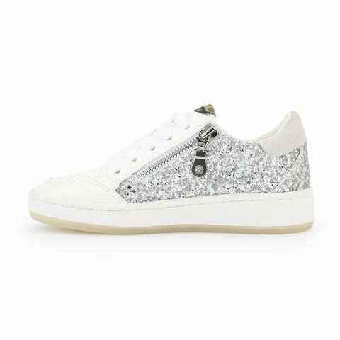 Vintage Havana Kids Sneakers Women KIDS HALEE 8211 WHITE SILVER GOLD MULTI Silver Glitter Gold Multi