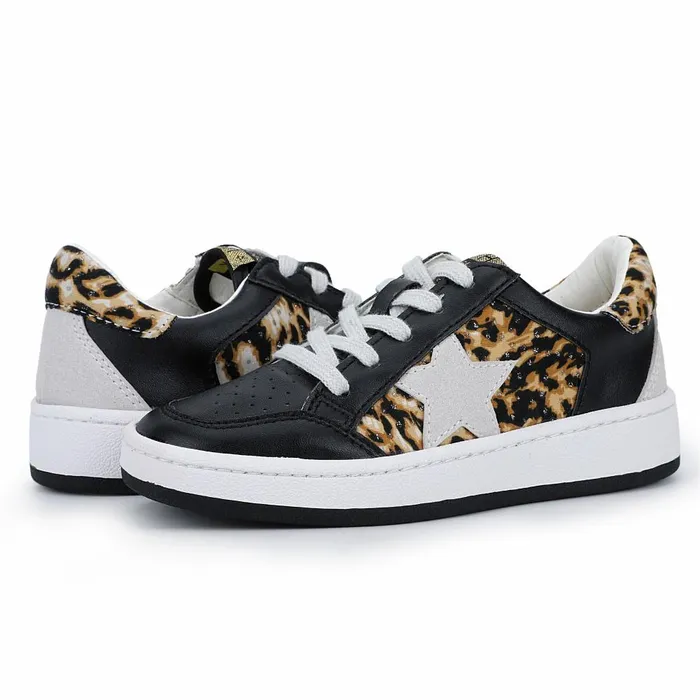 Vintage Havana Kids Sneakers Women KIDS JENESSE 8211 BLACK CHEETAH Black Cheetah