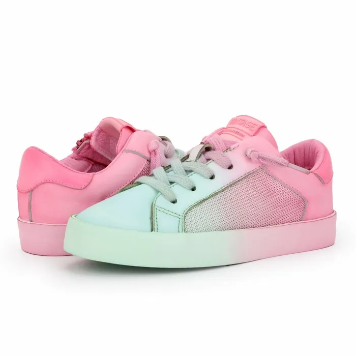 Vintage Havana Kids Sneakers Women KIDS SAM 8211 PINKGREEN Pinkgreen