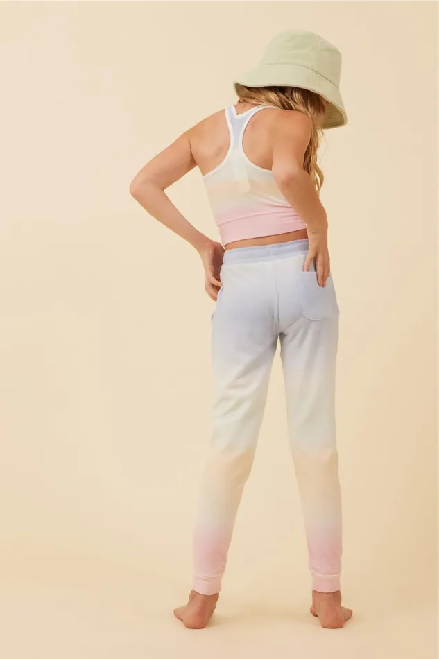 Vintage Havana Kids Tops Women Sunstruck Ombre Racerback Crop Top Sunstruck Ombre