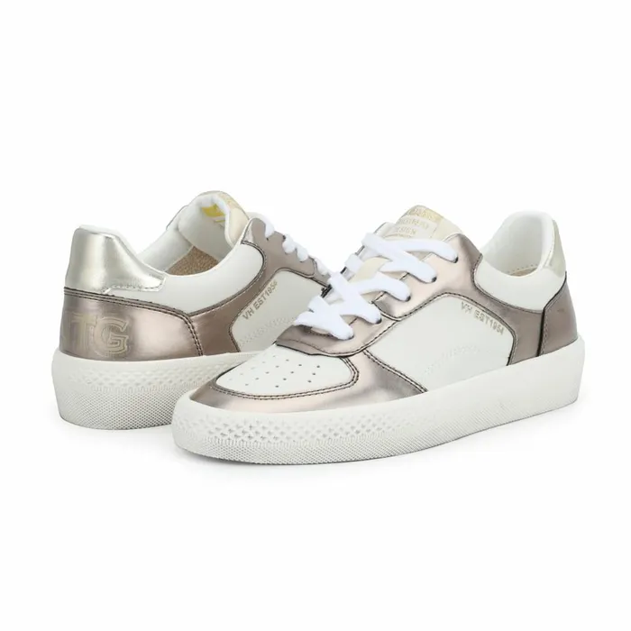 Vintage Havana Low Tops Women FAST 8211 WHITE METALLIC BRONZE Fast Whitemetallic Bronze 55 Vintage Havana Low Tops Women FAST 8211 WHITE METALLIC BRONZE Fast Whitemetallic Bronze 55