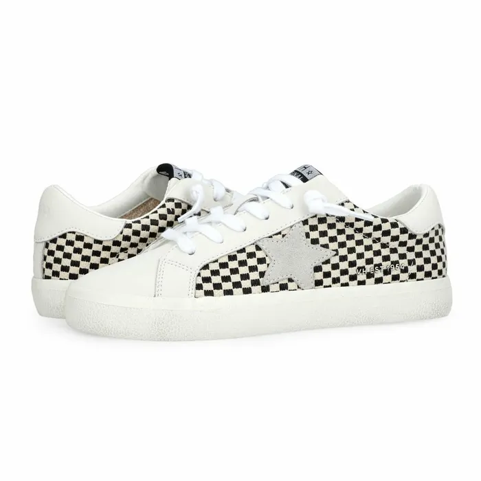 Vintage Havana Low Tops Women FLAIR 40 8211 BLACKWHITE NATURAL CHECKERED Blackwhite Natural Checkered Vintage Havana Low Tops Women FLAIR 40 8211 BLACKWHITE NATURAL CHECKERED Blackwhite Natural Checkered