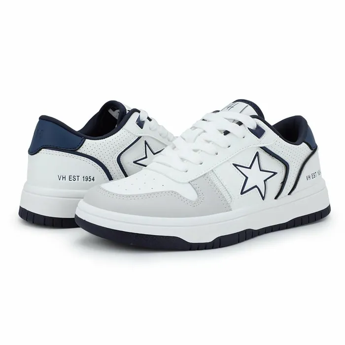Vintage Havana Low Tops Women FRESH 8211 WHITE GREY BLUE White Grey Blue Vintage Havana Low Tops Women FRESH 8211 WHITE GREY BLUE White Grey Blue