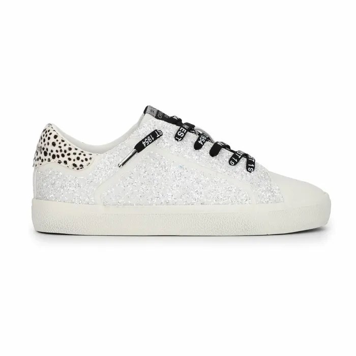Vintage Havana Low Tops Women MIKEYLA 8211 WHITE GLITTER White Glitter
