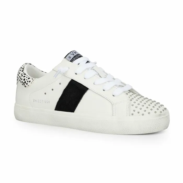 Vintage Havana Low Tops Women RAELYN 8211 WHITE BLACK STUDS White Black Studs