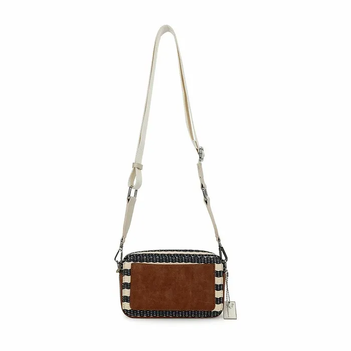 Vintage Havana Meme Bags Women MINI MEME 8211 BLUE RAFIA