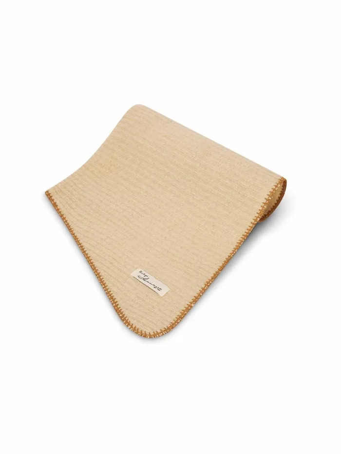 Vintage Havana Scarf Ruanas Women BLANKET STITCH KNIT SCARF 8211 IVORYWHEAT Ivorywheat Vintage Havana Scarf Ruanas Women BLANKET STITCH KNIT SCARF 8211 IVORYWHEAT Ivorywheat