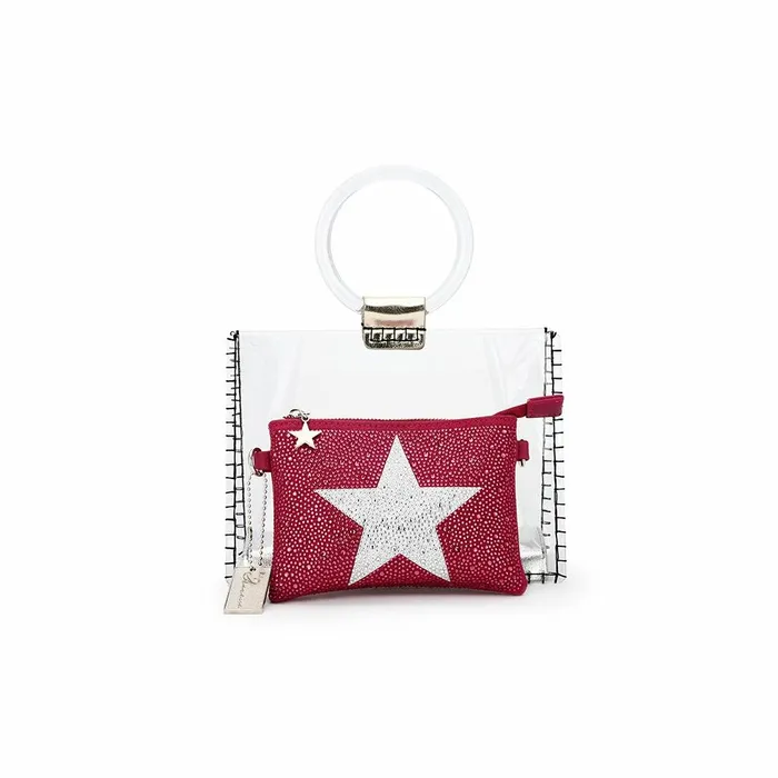 Vintage Havana Small Bags Women MINI MOLLY 8211 FUCHSIA RHINESTONE MULTI