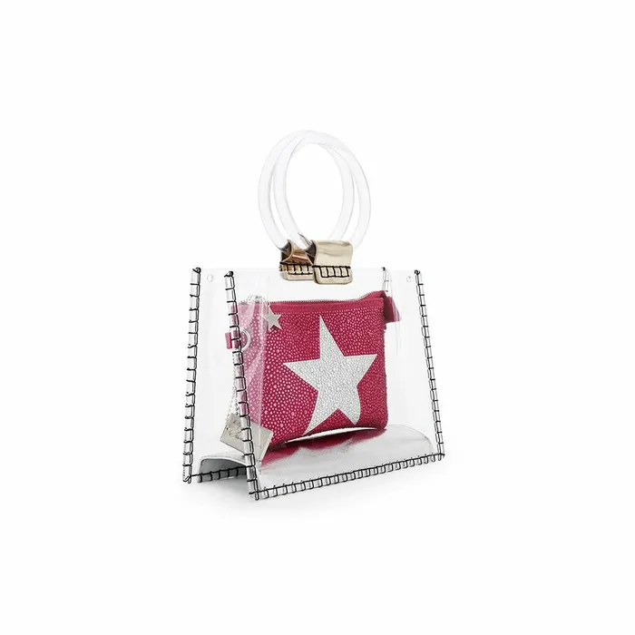 Vintage Havana Small Bags Women MINI MOLLY 8211 FUCHSIA RHINESTONE MULTI
