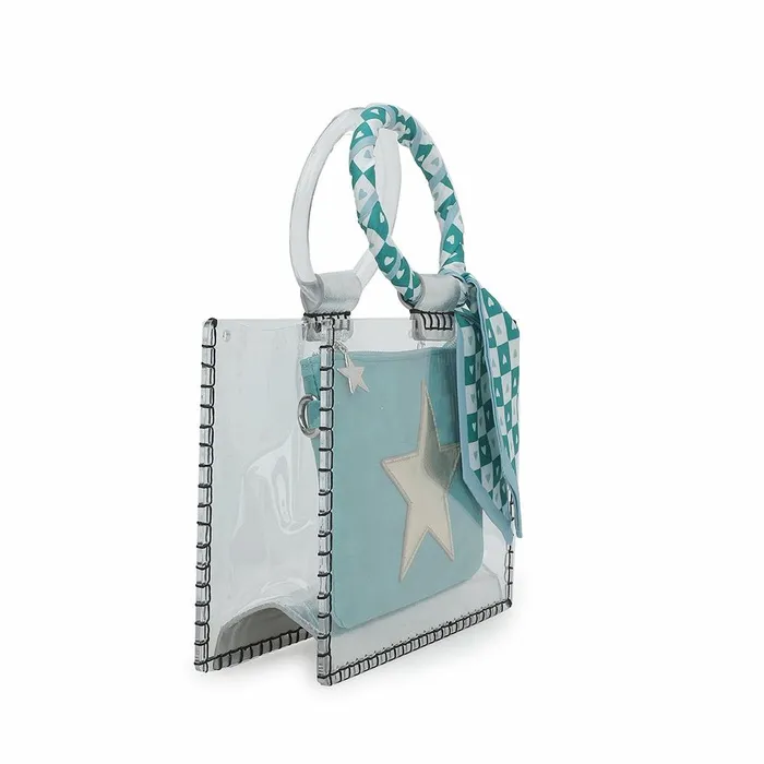 Vintage Havana Small Bags Women MINI MOLLY 8211 SCARF TURQUOISE