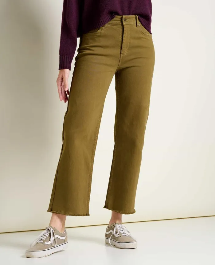 Women039s Balsam Seeded Cutoff Pant Fir ToadandCo Pants