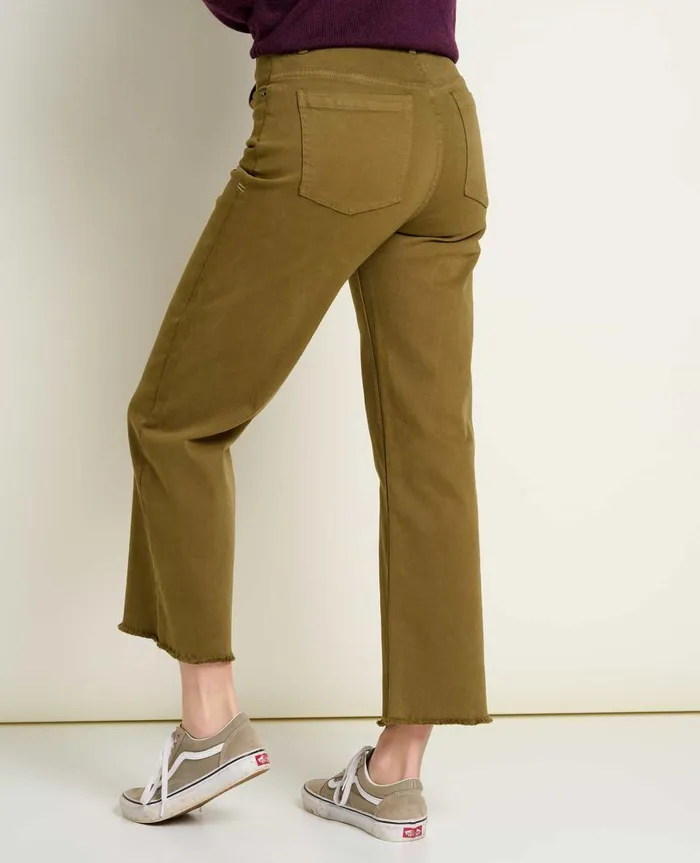 Women039s Balsam Seeded Cutoff Pant Fir ToadandCo Pants