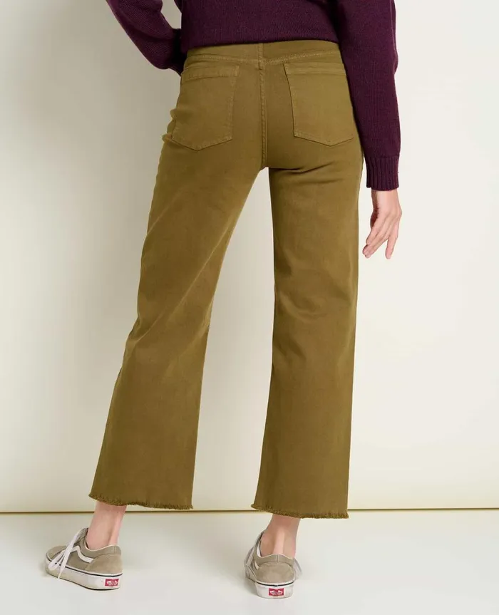 Women039s Balsam Seeded Cutoff Pant Fir ToadandCo Pants