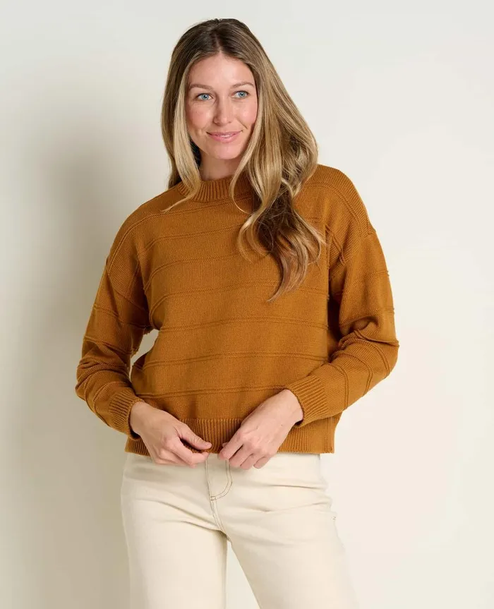 Women039s Bianca II Crew Sweater Cardamom ToadandCo Sweaters