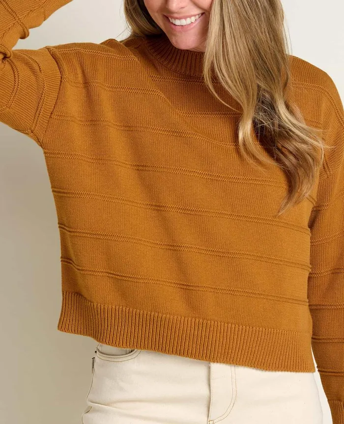 Women039s Bianca II Crew Sweater Cardamom ToadandCo Sweaters