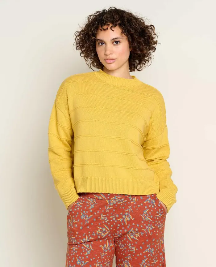 Women039s Bianca II Crew Sweater Chamomile ToadandCo Sweaters