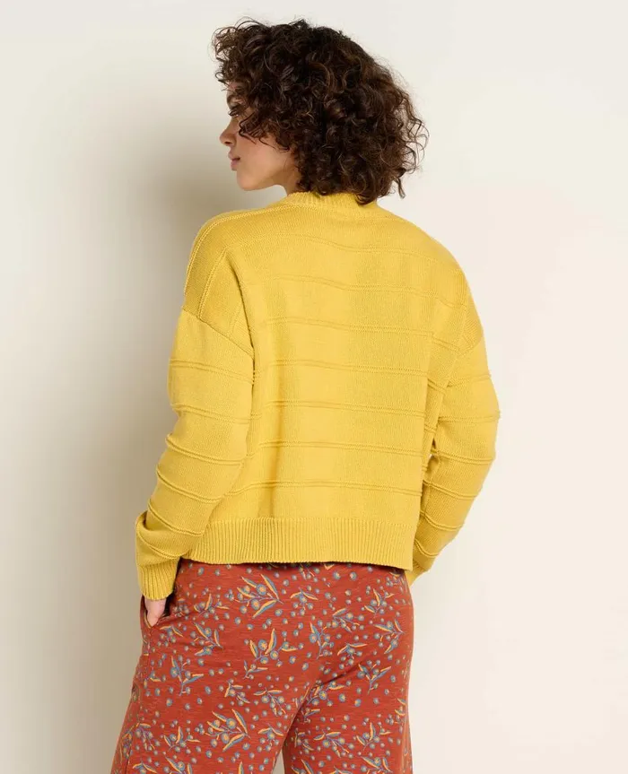 Women039s Bianca II Crew Sweater Chamomile ToadandCo Sweaters