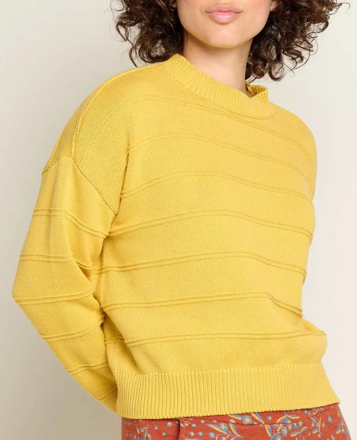 Women039s Bianca II Crew Sweater Chamomile ToadandCo Sweaters