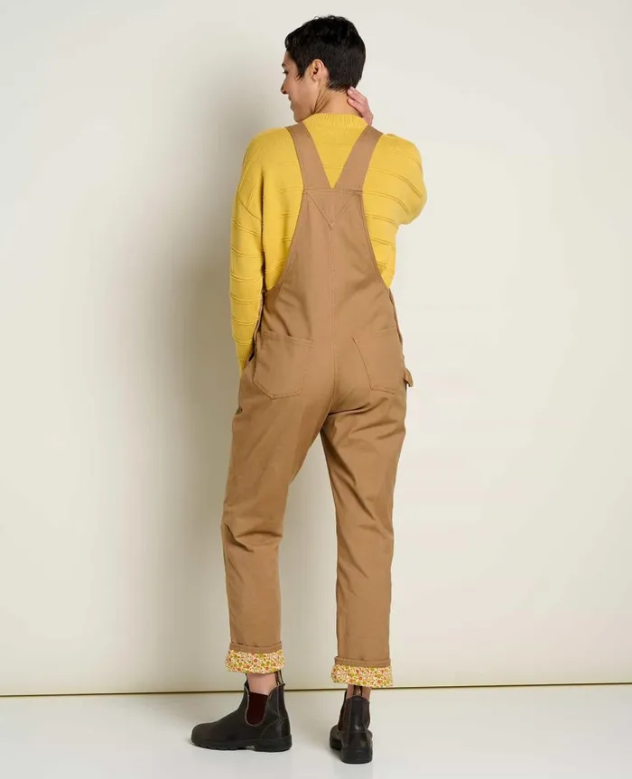 Women039s Bramble Flannel Lined Overall Tabac Ii ToadandCo Jumpsuits and Overalls