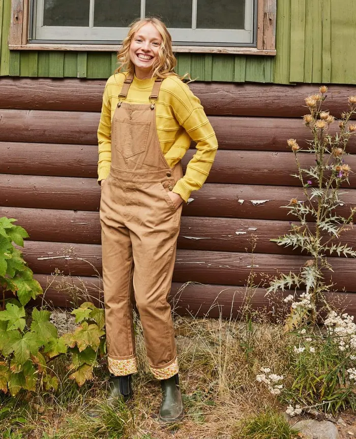 Women039s Bramble Flannel Lined Overall Tabac Ii ToadandCo Jumpsuits and Overalls