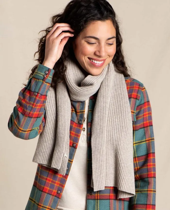 Women039s Cazadero Scarf Oatmeal Heather ToadandCo Underwear and Accessories