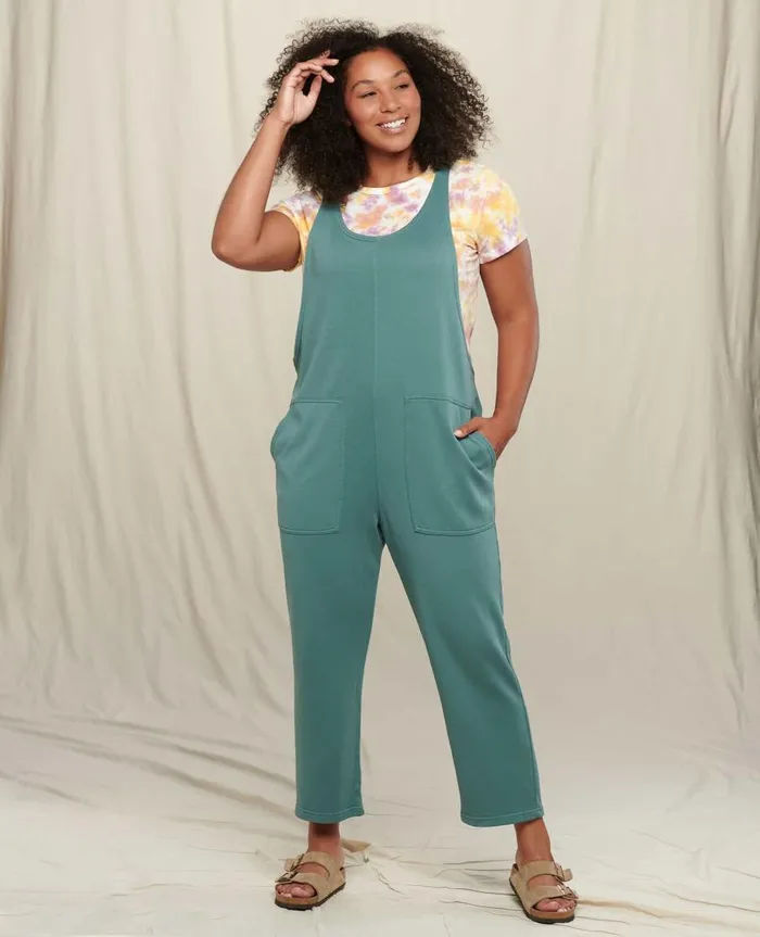 Women039s Daybreaker Hemp Jumpsuit Silver Pine ToadandCo Pants