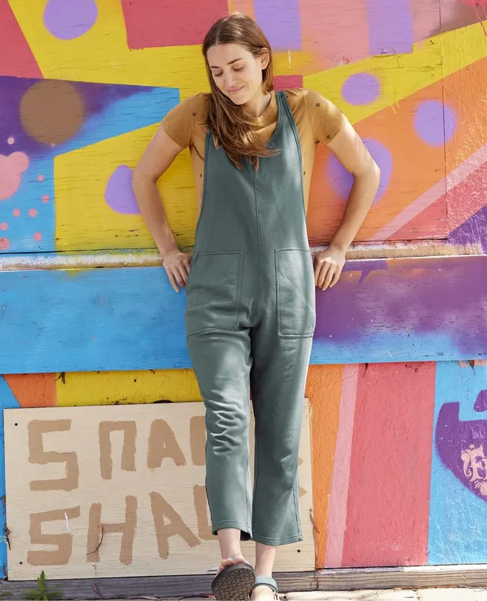 Women039s Daybreaker Hemp Jumpsuit Silver Pine ToadandCo Pants