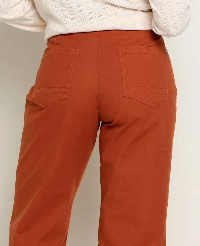 Women039s Earthworks Wide Leg Pant Cinnamon ToadandCo Pants