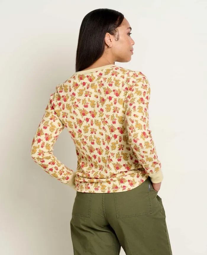 Women039s Foothill Long Sleeve Crew Barley Floral Print ToadandCo Tops and TShirts