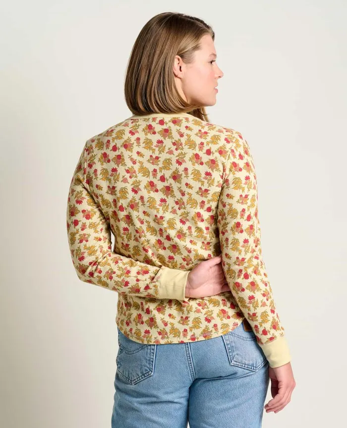 Women039s Foothill Long Sleeve Crew Barley Floral Print ToadandCo Tops and TShirts