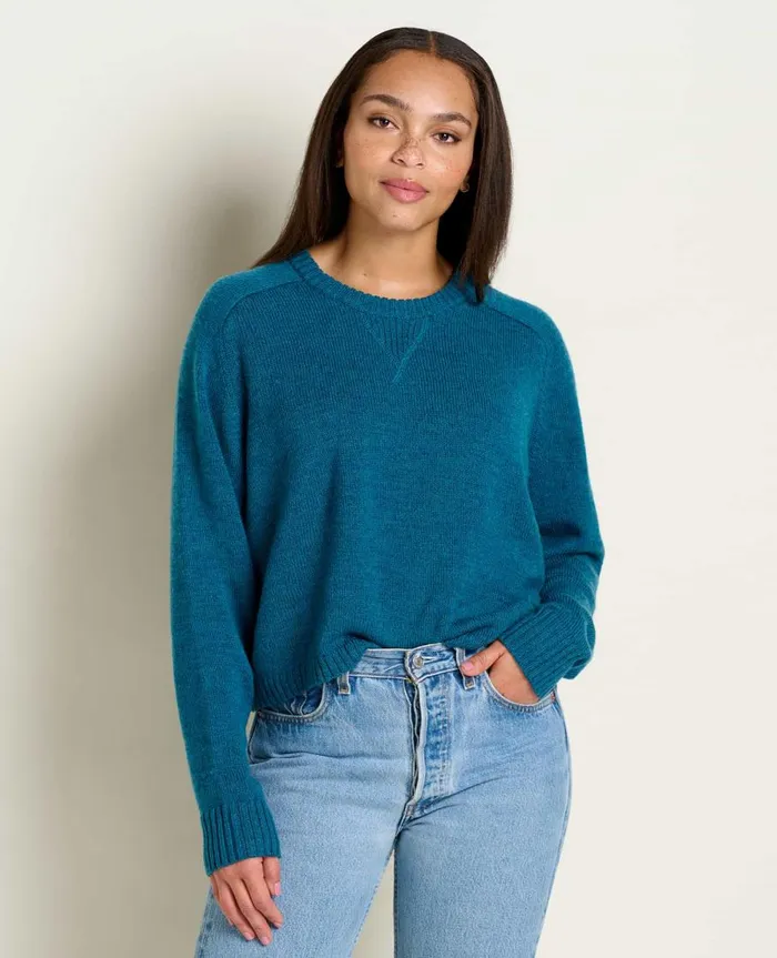 Women039s Foxfern Crew Sweater Hydro ToadandCo Sweaters