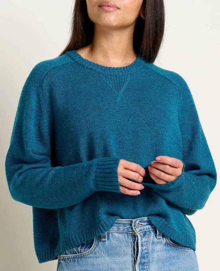 Women039s Foxfern Crew Sweater Hydro ToadandCo Sweaters