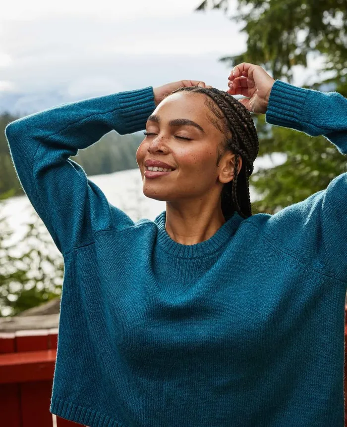 Women039s Foxfern Crew Sweater Hydro ToadandCo Sweaters