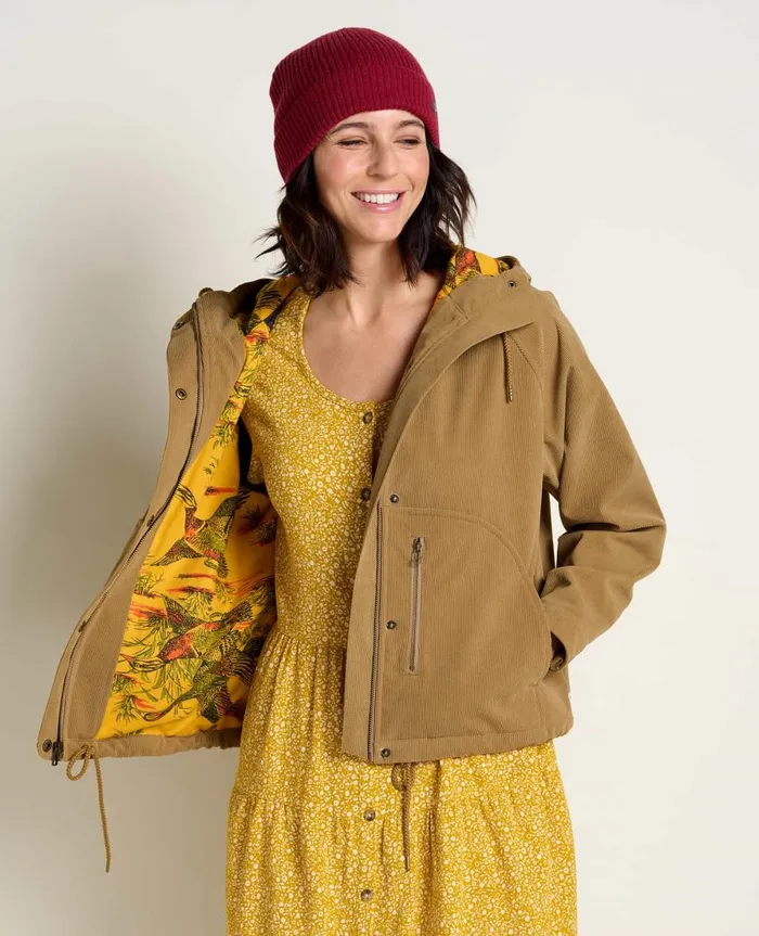 Women039s Granite Cord Raglan Jacket Honey Brown Cord ToadandCo Jackets and Layers