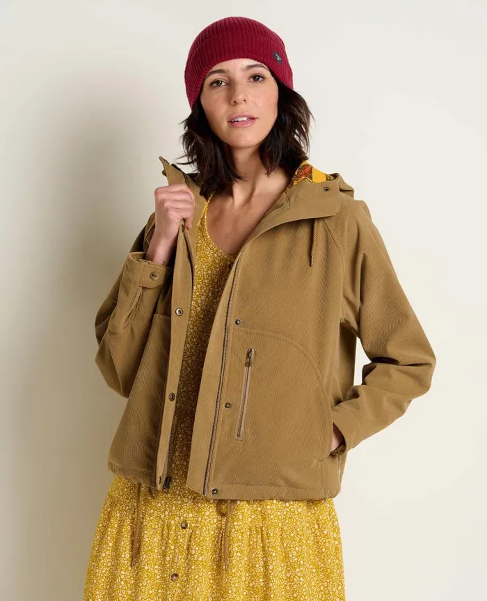 Women039s Granite Cord Raglan Jacket Honey Brown Cord ToadandCo Jackets and Layers