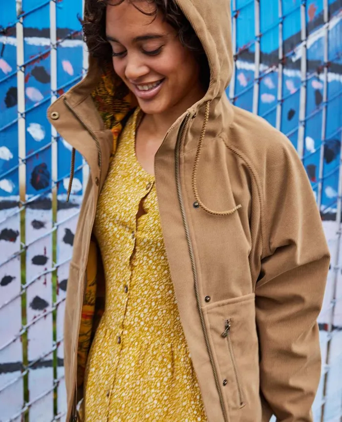 Women039s Granite Cord Raglan Jacket Honey Brown Cord ToadandCo Jackets and Layers