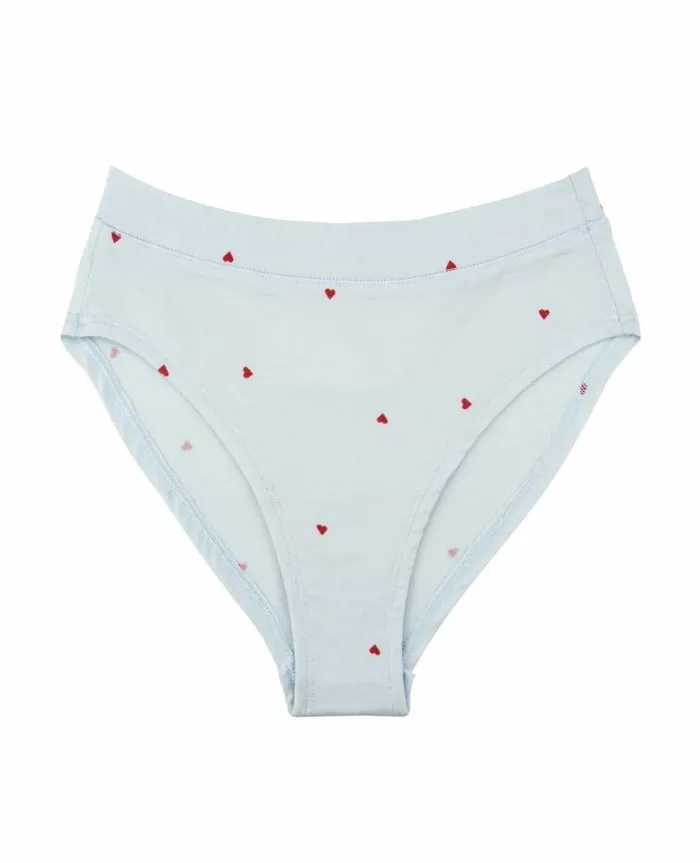 Women039s High Rise Bikini Heart Print ToadandCo Underwear and Accessories